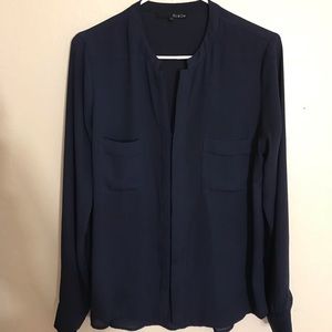 Ro& De Dark blue blouse